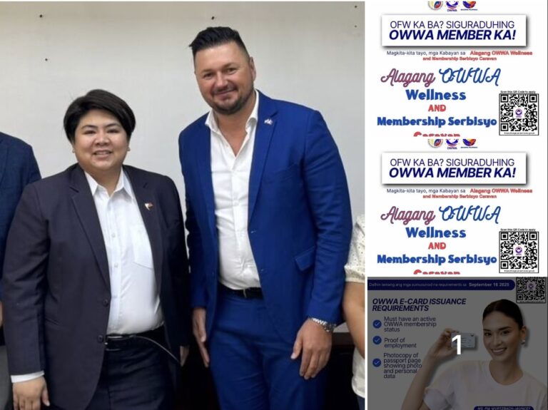 ACE / OWWA Strategic Partnership with OWWA E-Card